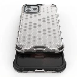 Coque Antichoc IPhone 12 Et 12 Pro Honeycomb - Transparent -All For Phone Magasin coque iphone 12 pro frac3411 7