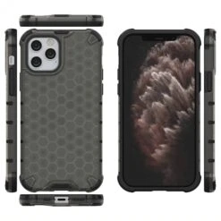 Coque Antichoc IPhone 12 Et 12 Pro Honeycomb - Gris -All For Phone Magasin coque iphone 12 pro frac3412 1
