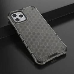 Coque Antichoc IPhone 12 Et 12 Pro Honeycomb - Gris -All For Phone Magasin coque iphone 12 pro frac3412 3