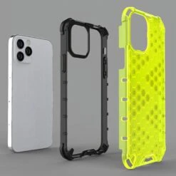 Coque Antichoc IPhone 12 Et 12 Pro Honeycomb - Vert -All For Phone Magasin coque iphone 12 pro frac3413 4