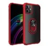Coque Antichoc IPhone 12 Et 12 Pro Hybride Avec Anneau Prévu Pour Support Aimanté - Rouge 1 Coque Antichoc IPhone 12 Et 12 Pro Hybride Avec Anneau Prévu Pour Support Aimanté - Rouge -All For Phone Magasin coque iphone 12 pro frac3442