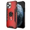 Coque IPhone 12 Et 12 Pro Hybride Avec Anneau Et Support En Métal - Rouge -All For Phone Magasin coque iphone 12 pro frac3545