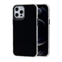 Coque IPhone 12 Et 12 Pro Aspect Lisse - Noir