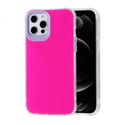 Coque IPhone 12 Et 12 Pro Aspect Lisse - Fushia