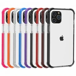Coque Antichoc IPhone 12 Pro Max Transparent Hybride - Noir -All For Phone Magasin coque iphone 12 pro max frac3439 11