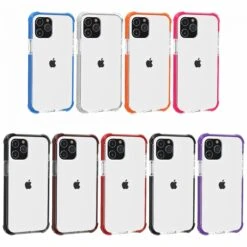 Coque Antichoc IPhone 12 Pro Max Transparent Hybride - Noir -All For Phone Magasin coque iphone 12 pro max frac3439 12