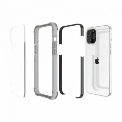 Coque Antichoc IPhone 12 Pro Max Transparent Hybride - Noir -All For Phone Magasin coque iphone 12 pro max frac3439 8