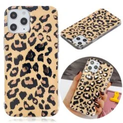 Coque Silicone IPhone 12 Pro Max Fantaisie Leopard - Or -All For Phone Magasin coque iphone 12 pro max frac3458 1