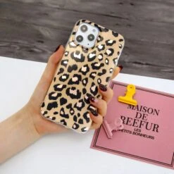 Coque Silicone IPhone 12 Pro Max Fantaisie Leopard - Or -All For Phone Magasin coque iphone 12 pro max frac3458 3