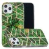 Coque Silicone IPhone 12 Pro Max Fantaisie Géometrique - Vert -All For Phone Magasin coque iphone 12 pro max frac3459