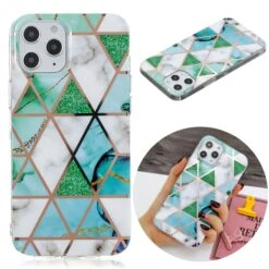 Coque Silicone IPhone 12 Pro Max Fantaisie Style Marbre - Vert -All For Phone Magasin coque iphone 12 pro max frac3460 1