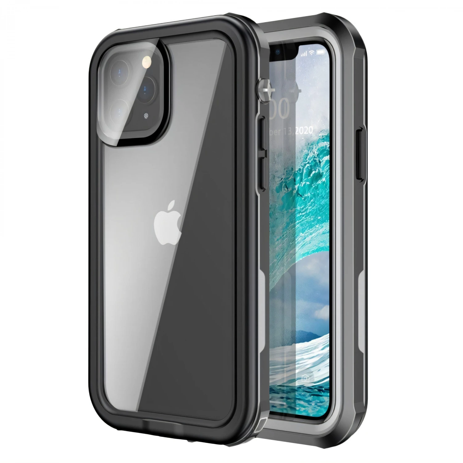 Coque étanche IPhone 12 Pro Max Antichoc IP68 - Noir 3 Coque étanche IPhone 12 Pro Max Antichoc IP68 - Noir