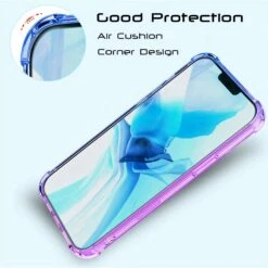 Coque Antichoc IPhone 12 Pro Max Silicone Transparent - Dégradé Couleurs Noir -All For Phone Magasin coque iphone 12 pro max frac4098 2