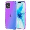 Coque Antichoc IPhone 12 Pro Max Silicone Transparent - Dégradé Couleurs Violet -All For Phone Magasin coque iphone 12 pro max frac4099