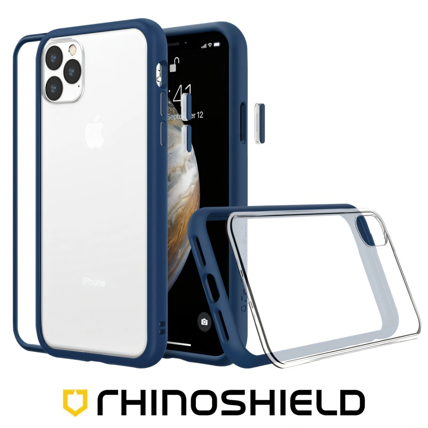 Coque Rhinoshield IPhone 13 Modulaire MOD NX Bleu Marine 3 Coque Rhinoshield IPhone 13 Modulaire MOD NX Bleu Marine