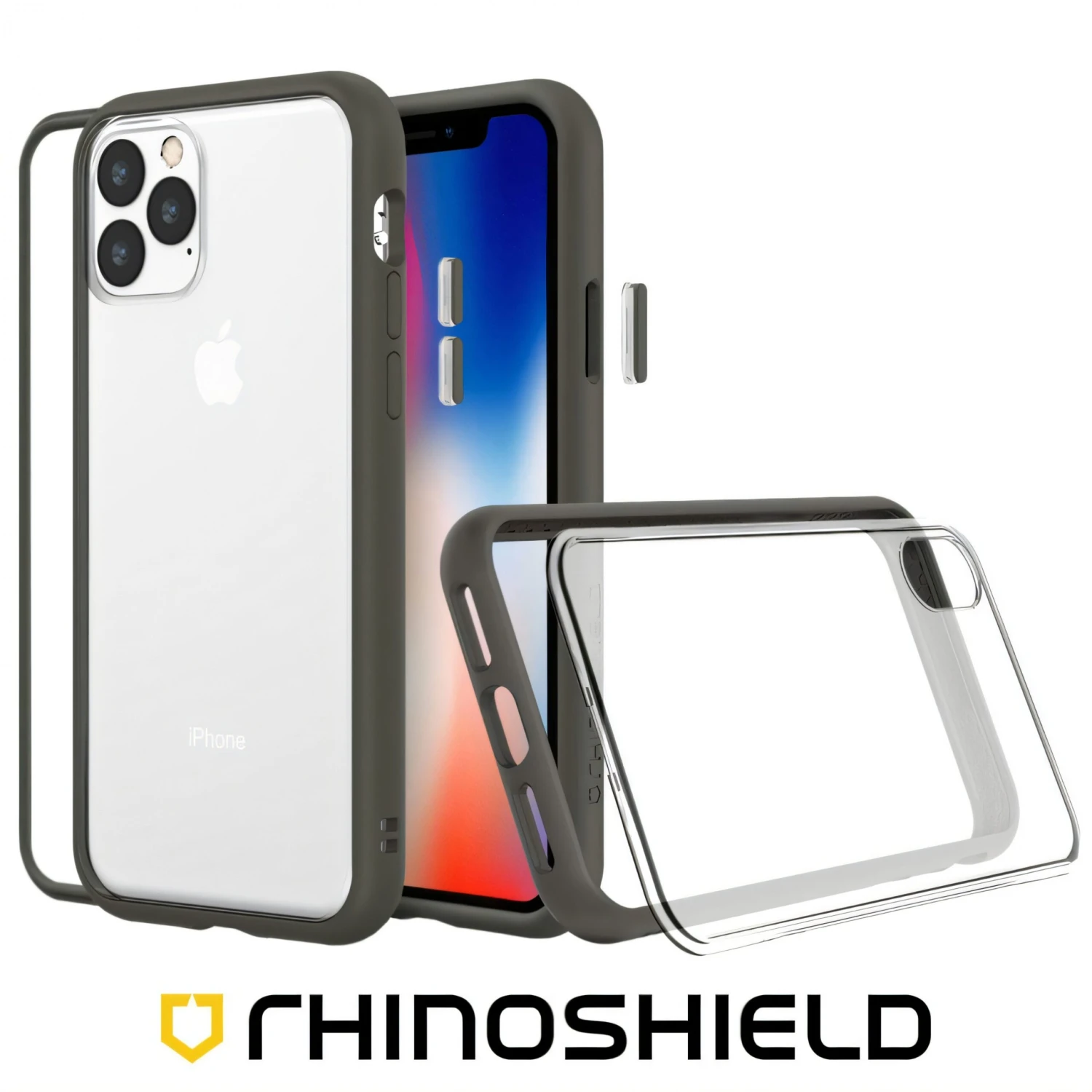 Coque Rhinoshield IPhone 13 Modulaire MOD NX Graphite 3 Coque Rhinoshield IPhone 13 Modulaire MOD NX Graphite