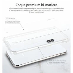 COQUE RENFORCEE TRANSPARENTE IPHONE 13 PRO BI-MATIERE *SUPER PROTECT* -All For Phone Magasin coque iphone 13 pro frac4780 2