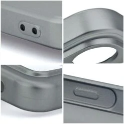 Coque IPhone 14 PRO MAX Style Métal Gris -All For Phone Magasin coque iphone 14 pro max style metal gris frac4636 4