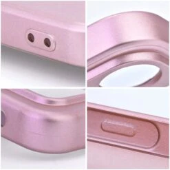 Coque IPhone 14 Style Métal Rose -All For Phone Magasin coque iphone 14 style metal rose frac4637 2