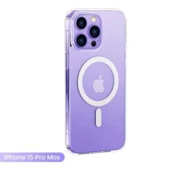 Coque IPhone 15 Pro Max Transparente Antichocs Magsafe - USAMS