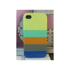 Coque IPhone 4 Arc En Ciel Vert