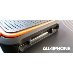 Coque IPhone 4 Robuste Noir Et Orange -All For Phone Magasin coque iphone 4 4s frac602 3