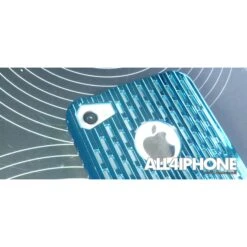 Coque IPhone 4 Et 4S Quadri Bleu
