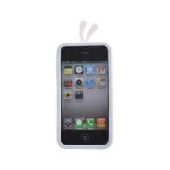 Coque IPhone 4 Silicone Canard Mignon Blanc -All For Phone Magasin coque iphone 4 4s frac669 2