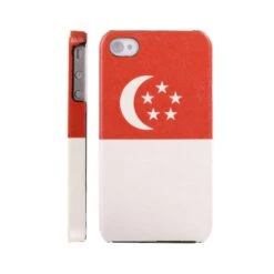 Coque IPhone 4 Drapeau Singapoure -All For Phone Magasin coque iphone 4 4s frac674 2
