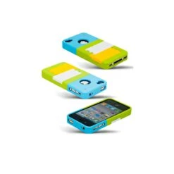 Coque IPhone 4 Funny Bleu Clair