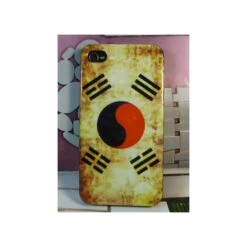 Coque IPhone 4 Et 4S Drapeau Vintage Corée Du Sud