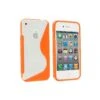 Coque IPhone 4 Et 4S Silicone S-Line Orange
