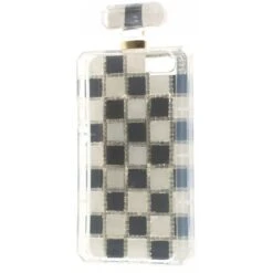 Coque IPhone 5S Et 5 Fantaisie Bouteille De Parfum Diamant Avec Chaine Noir Et Blanc -All For Phone Magasin coque iphone 5 5s se frac1267 4