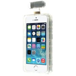 Coque IPhone 5S Et 5 Fantaisie Bouteille De Parfum Diamant Avec Chaine Blanc -All For Phone Magasin coque iphone 5 5s se frac1268 1
