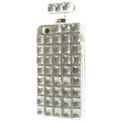 Coque IPhone 5S Et 5 Fantaisie Bouteille De Parfum Diamant Avec Chaine Blanc -All For Phone Magasin coque iphone 5 5s se frac1268 2