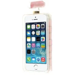 Coque IPhone 5S Et 5 Fantaisie Bouteille De Parfum Diamant Avec Chaine Fushia -All For Phone Magasin coque iphone 5 5s se frac1269 2