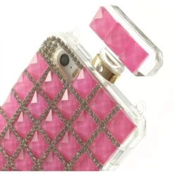 Coque IPhone 5S Et 5 Fantaisie Bouteille De Parfum Diamant Avec Chaine Fushia -All For Phone Magasin coque iphone 5 5s se frac1269 7