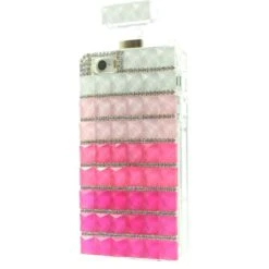 Coque IPhone 5S Et 5 Fantaisie Bouteille De Parfum Diamant Avec Chaine Rose Et Blanc -All For Phone Magasin coque iphone 5 5s se frac1272 2