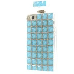 Coque IPhone 5S Et 5 Fantaisie Bouteille De Parfum Diamant Avec Chaine Bleu -All For Phone Magasin coque iphone 5 5s se frac1274 2