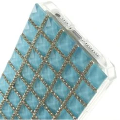 Coque IPhone 5S Et 5 Fantaisie Bouteille De Parfum Diamant Avec Chaine Bleu -All For Phone Magasin coque iphone 5 5s se frac1274 8