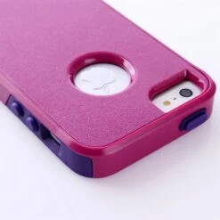 Coque IPhone 5S Et 5 Silicone Hybrid Résistante Violet -All For Phone Magasin coque iphone 5 5s se frac1285 6