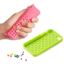 Coque IPhone 5S Et 5 Fantaisie Silicone Points Colorés Noir -All For Phone Magasin coque iphone 5 5s se frac1293 1