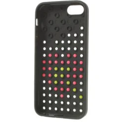 Coque IPhone 5S Et 5 Fantaisie Silicone Points Colorés Noir -All For Phone Magasin coque iphone 5 5s se frac1293 9