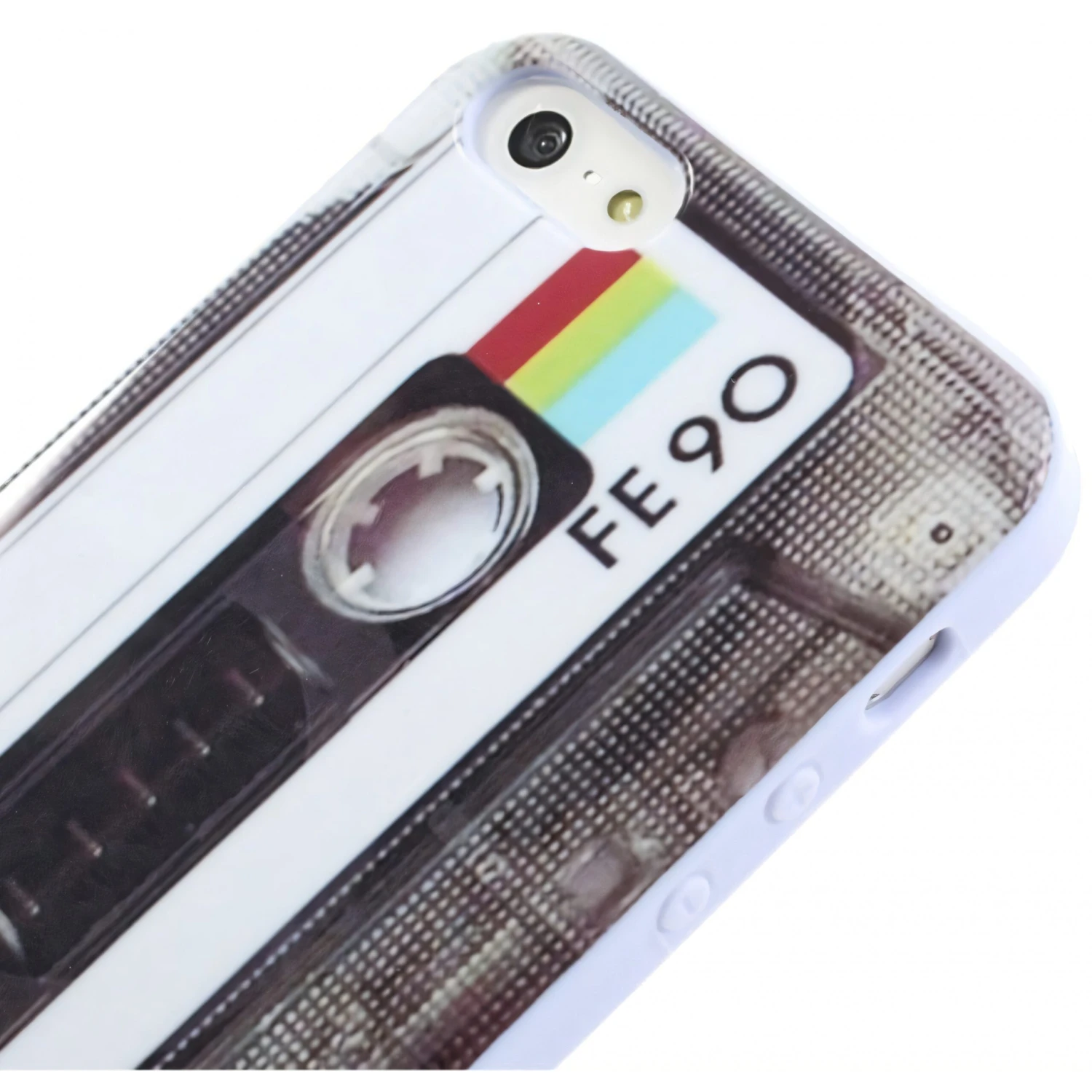 Coque En Silicone IPhone SE, 5S Et 5 Retro Cassette 7 Coque En Silicone IPhone SE, 5S Et 5 Retro Cassette – Image 5