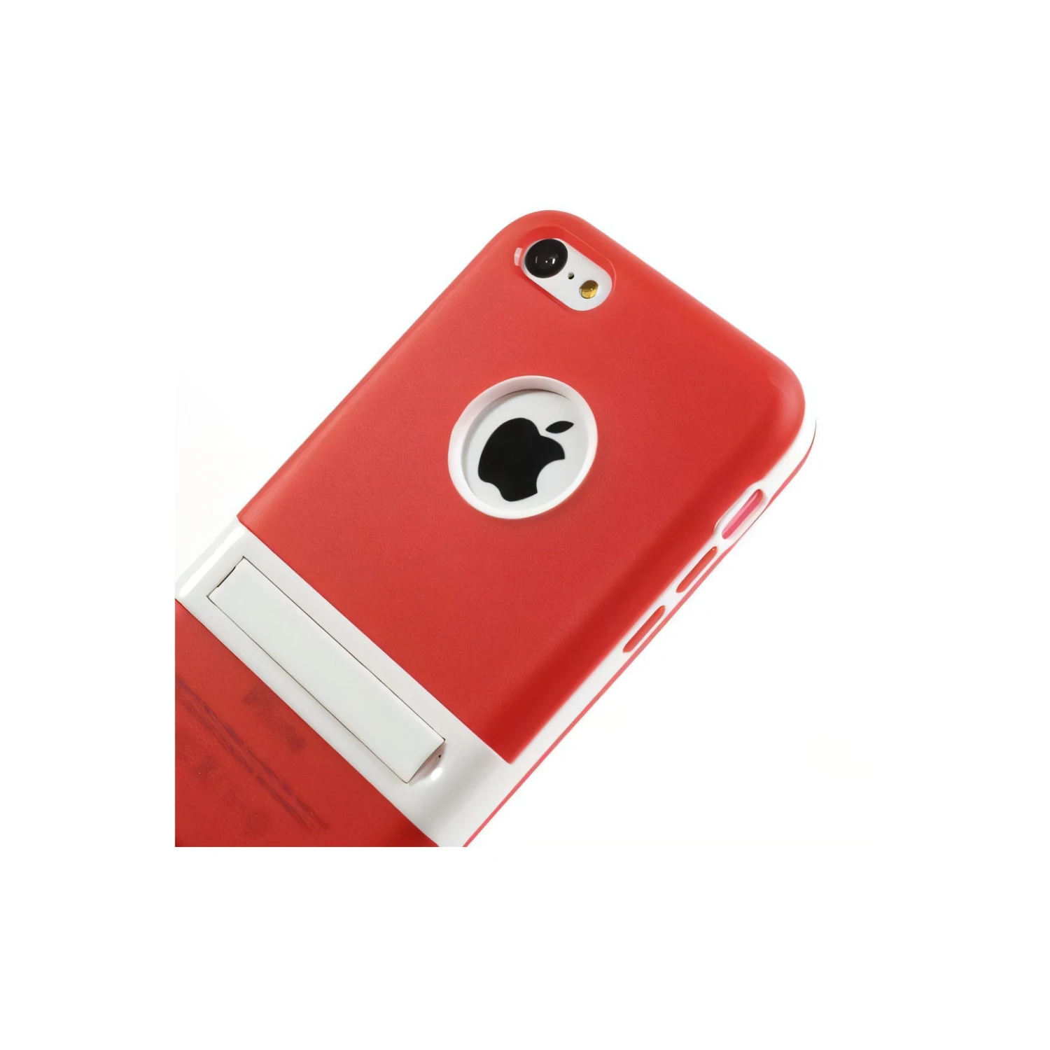 Coque IPhone 5C Silicone Hybride Rouge 11 Coque IPhone 5C Silicone Hybride Rouge – Image 9