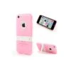 Coque IPhone 5C Silicone Hybride Rose -All For Phone Magasin coque iphone 5c frac i5c125