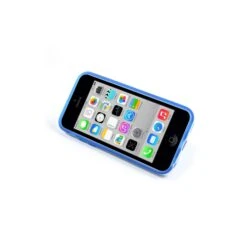 Coque IPhone 5C Silicone Hybride Bleu -All For Phone Magasin coque iphone 5c frac i5c142 4