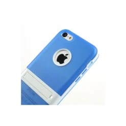 Coque IPhone 5C Silicone Hybride Bleu -All For Phone Magasin coque iphone 5c frac i5c142 8