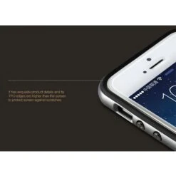 Coque IPhone 5 5S Silicone Hybride Gris -All For Phone Magasin coque iphone 5c frac1009 2