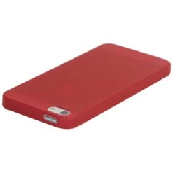 Coque IPhone 5 5s Ultrafine - Silicone Rouge -All For Phone Magasin coque iphone 5c frac1232 3
